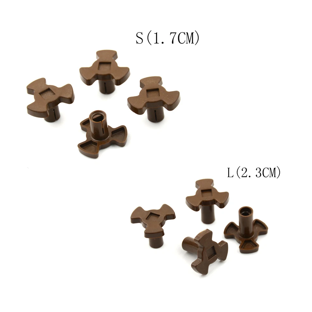 

4Pcs 1.7CM/2.3CM Microwave Oven Turntable Roller Guide Support Coupler Tray Shaft