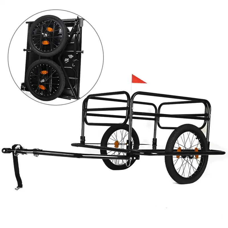 foldable bicycle trailer