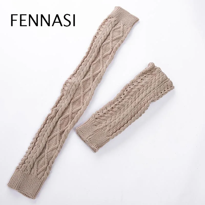 FENNASI/осенне-зимние шерстяные носки выше колена женские толстые теплые носки хлопковые вязаные зимние носки