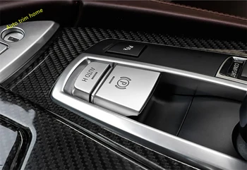 

Lapetus Interior Refit Kit Electrical Parking "P" + Auto Hold Button Sticker Cover Fit For BMW 5 Series / GT / 7 Series