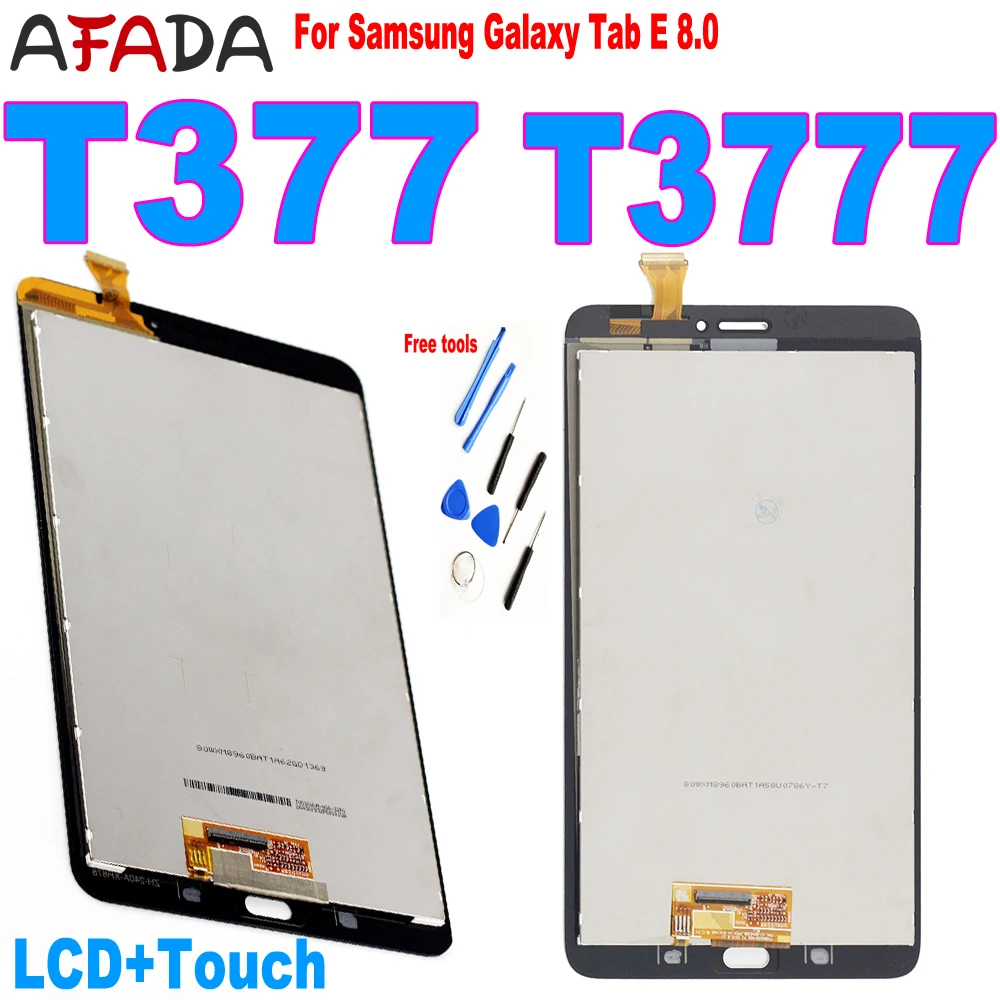 8 0 ''ЖК-дисплей для Samsung Galaxy Tab E T3777 T377 T375 ЖК-дисплея с сенсорным экраном