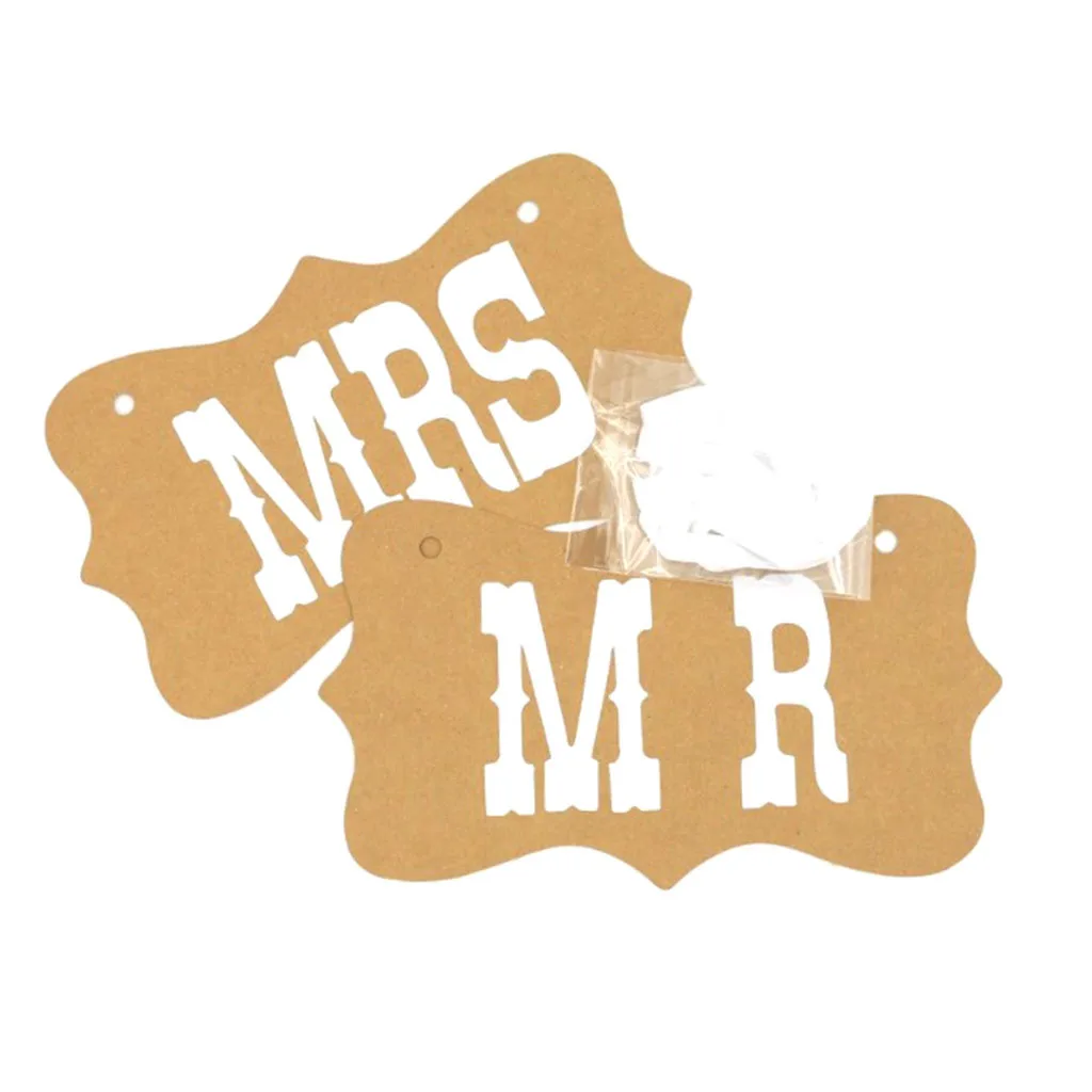 Свадебный декор 1 пара Mr & Mrs стула для свадебной вечеринки украшение фотосъемки