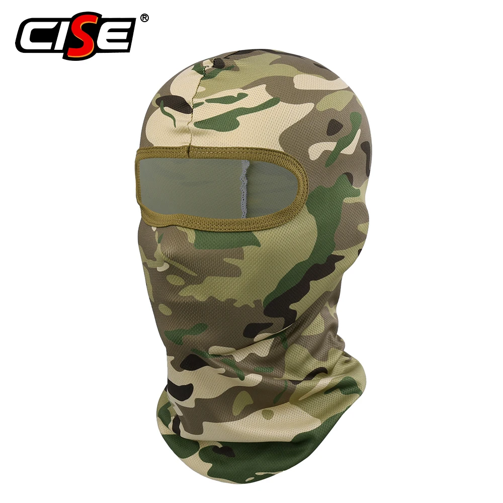 

Tactical Camouflage Balaclava Motorcycle Full Face Masks Shield Ski Moto Motorbike Motocross Breathable Biker Helmet Liner Men
