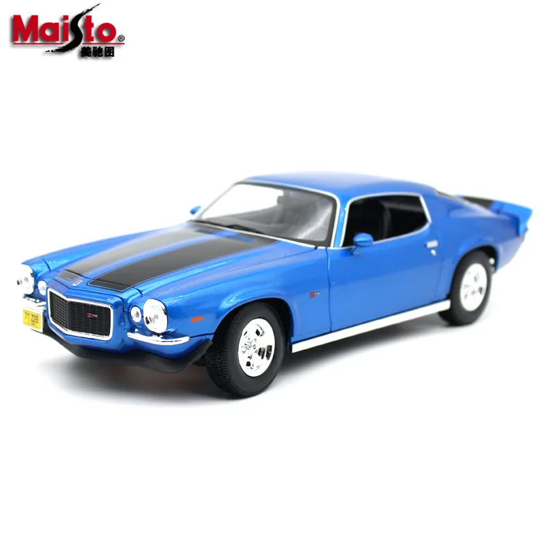 Maisto 1:18 1971 CHEVROLET camaro автомобильные брелок для автомобильных ключей имитационная