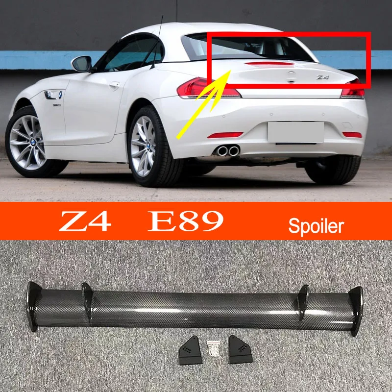 

E89 Real Carbon Fiber / FRP GT-style Car-styling Sporty Rear Trunk Wing Spoiler for BMW Z Series E89 Z4 2009-2016