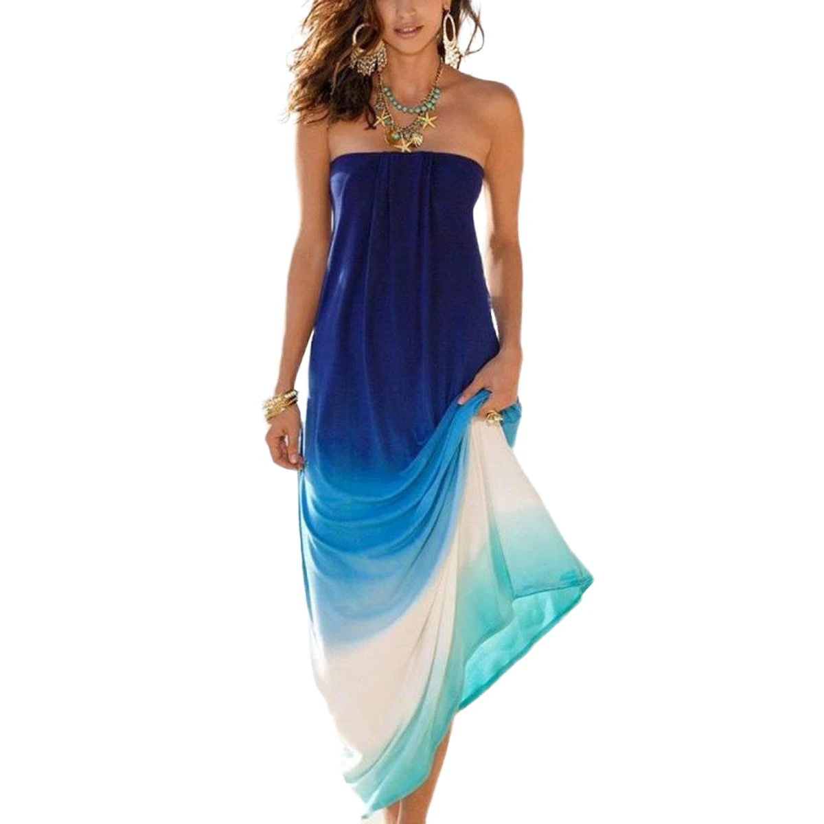 bandeau beach dresses