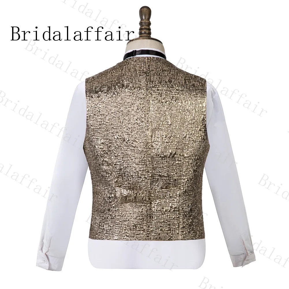 Bridalaffair Galaxy ЖАККАРДОВЫЕ мужские костюмы розового цвета осенние банкетные серии мужские лучшие мужские свадебные костюмы смокинг 3 шт