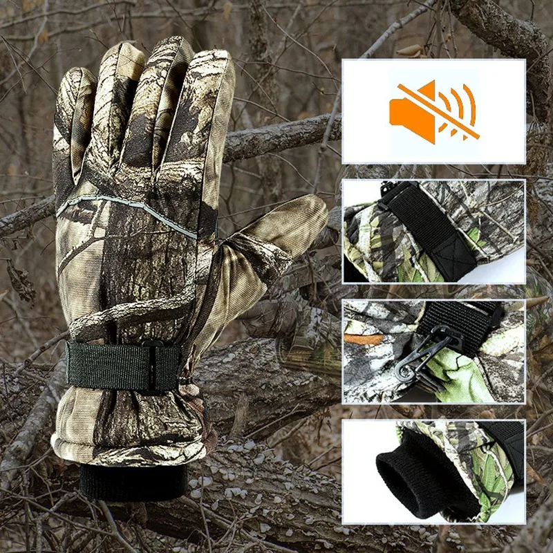 Горячие HG-уличные охотничьи перчатки мужские и женские зимние камуфляжные перчатки для катания на лыжах, кемпинга, охоты, пеших прогулок