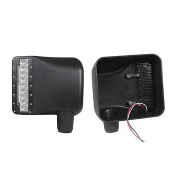 

2pcs LED Side View Cover Reversing Signal Lamps for JEEP for Wrangler Yellow/White Light Guide Rearview Mirror Lamps