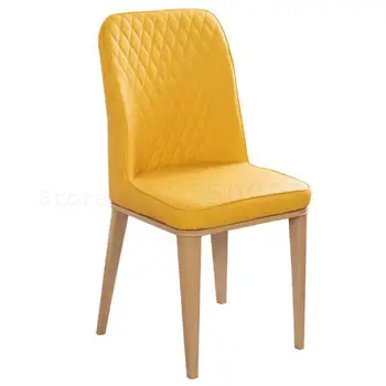 

Nordic Chair Stool Contracted Leisure Web Celebrity Ins Nail Light Luxury Hotel American-style Restaurant Dining Chair