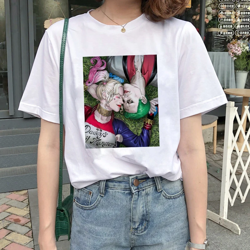 Joker Joaquin Phoenix Harajuku T Shirt Women Horror T-shirt Are You Smell Right Now Funny Cartoon Tshirt Fanshion Top Tee Female