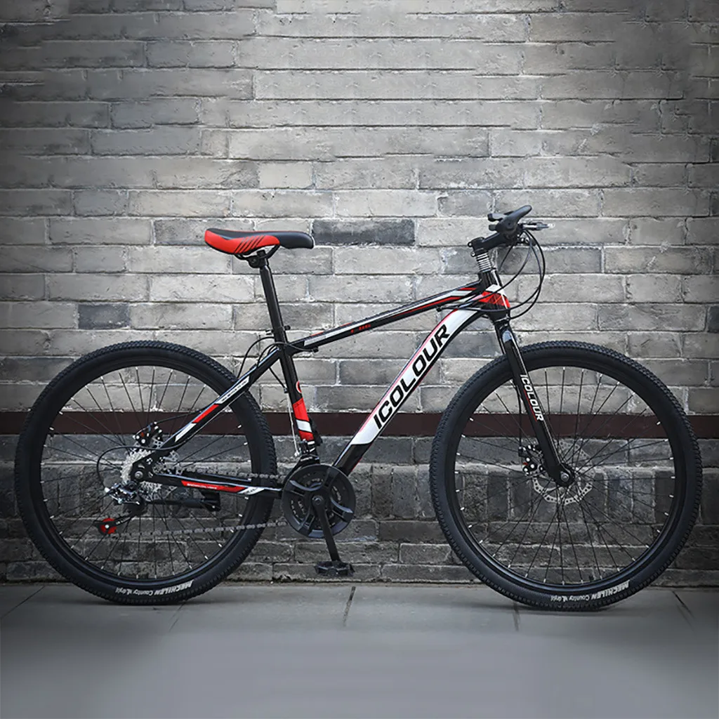 26 Inches Carbon Steel Mountain Bike Shimanos 24 Speed Bicycle Full Suspension Mtb Fahrrad Bicyclette Outdoor Sport Bicicleta Bicycle Aliexpress