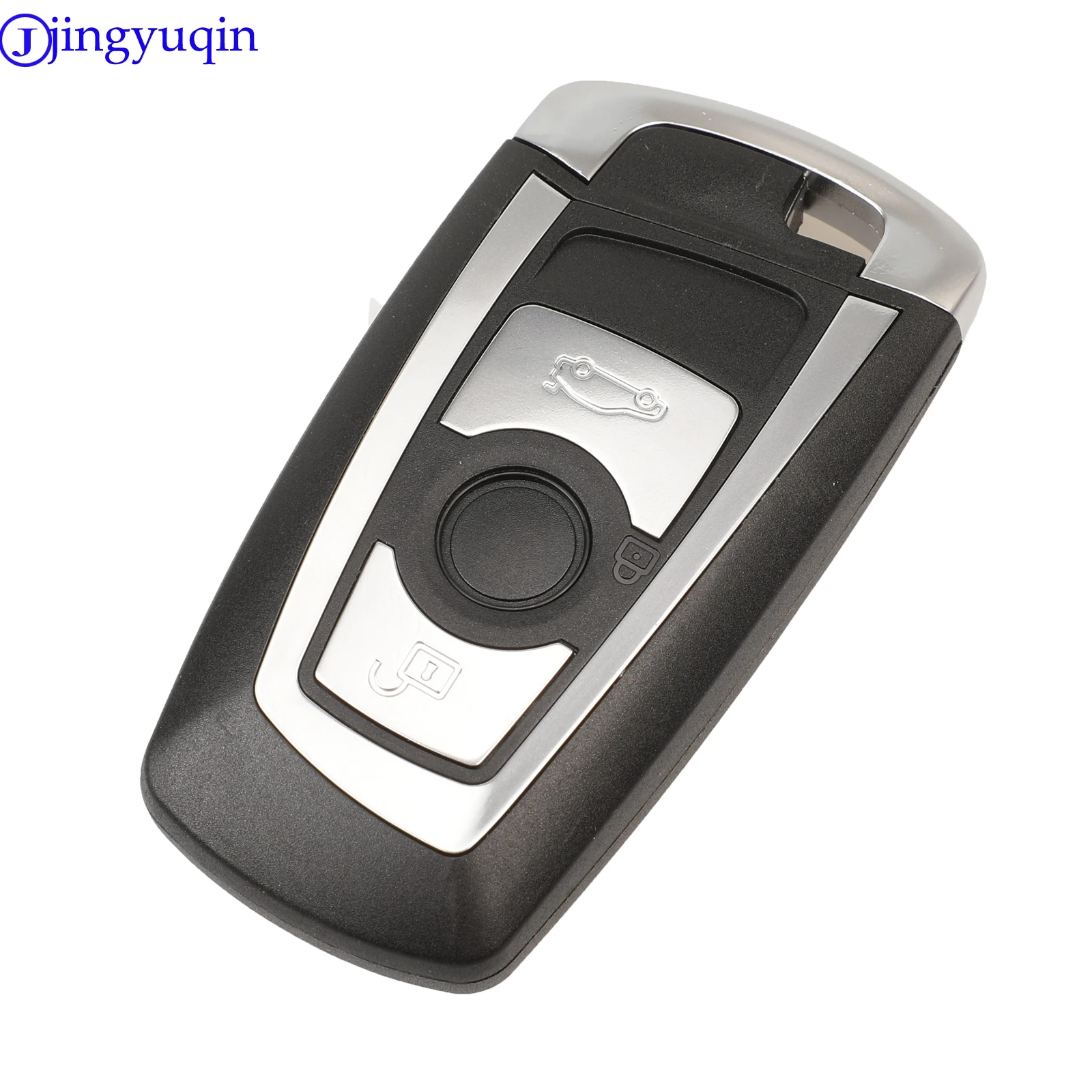 Jingyuqin 3/4 кнопочный смарт-пульт дистанционного ключа чехол-брелок для BMW F CAS4 5 серии 7 смарт-чехол для ключей