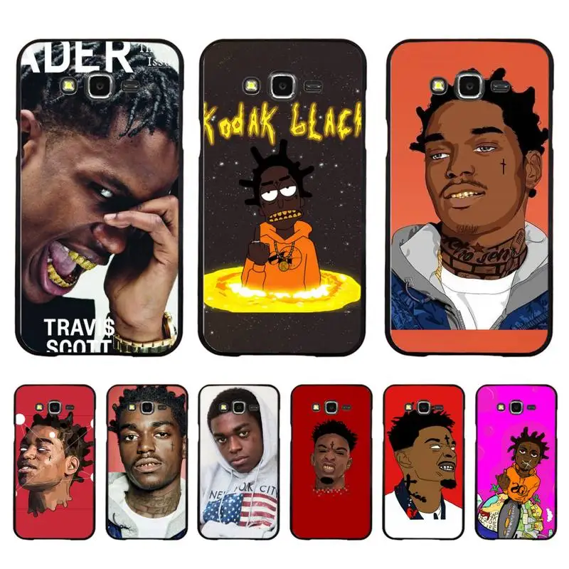 Babaite American rapper Kodak black Painted Phone Case for Samsung A50 A70 A40 A6 A8 Plus A7 A20 A30 S7 S8 S9 S10 S20 Plus