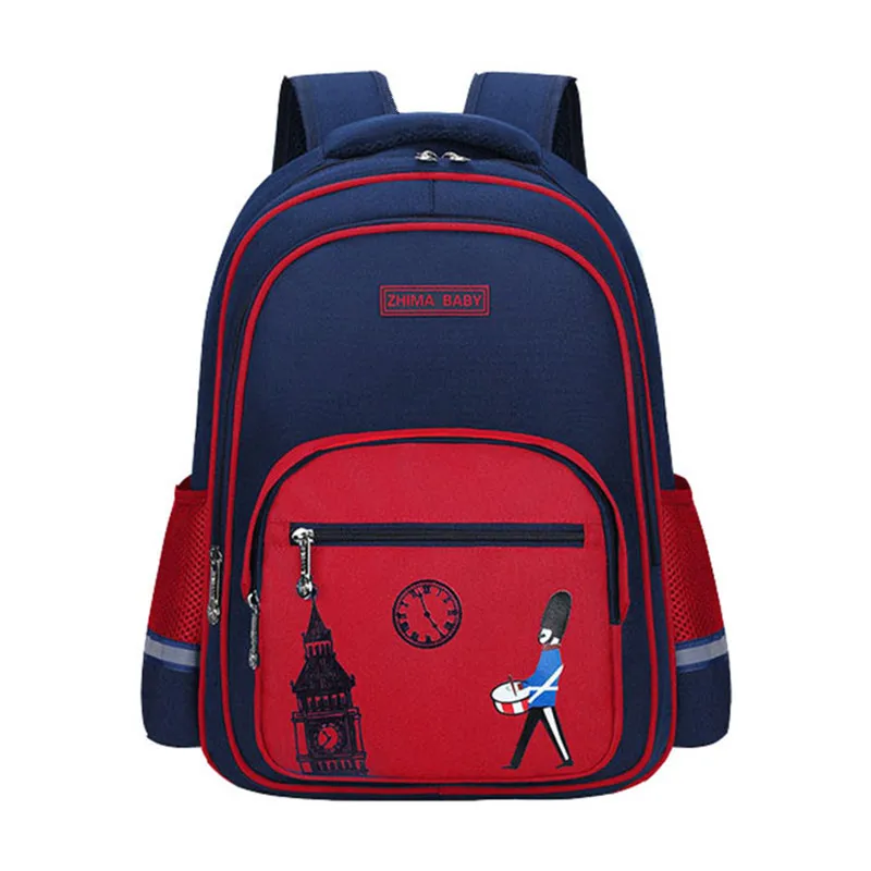 Школьные сумки, ребенок рюкзак, рюкзак, сумки, школьные рюкзаки, школьный, кожаные сумки, прекрасные дети рюкзак ортопедический рюкзак детский рюкзак школьный портфель для девочек mochila escolar рюкзак детский ранец - Цвет: blue red large