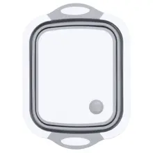 Folding Vegetable Board Household Anti-Mildew Multifunctional Anvil Board Cutting Vegetable Fruit Washing Basket