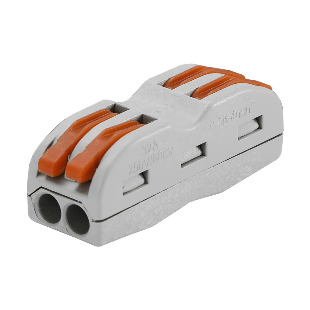 

15pcs Flame Retardant Cable Connector Box Spring Lever Reusable Spring Lever Terminal Block Electric Cable Connector Wholesale