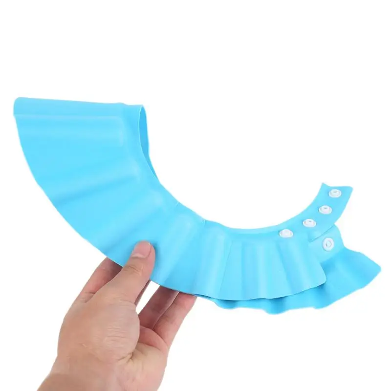 Baby Shampoo Waterproof Shield Shower Bath Kids Child Care Adjustable Soft Hat Cap Wash Hair Ear Protection Eye Children Infant