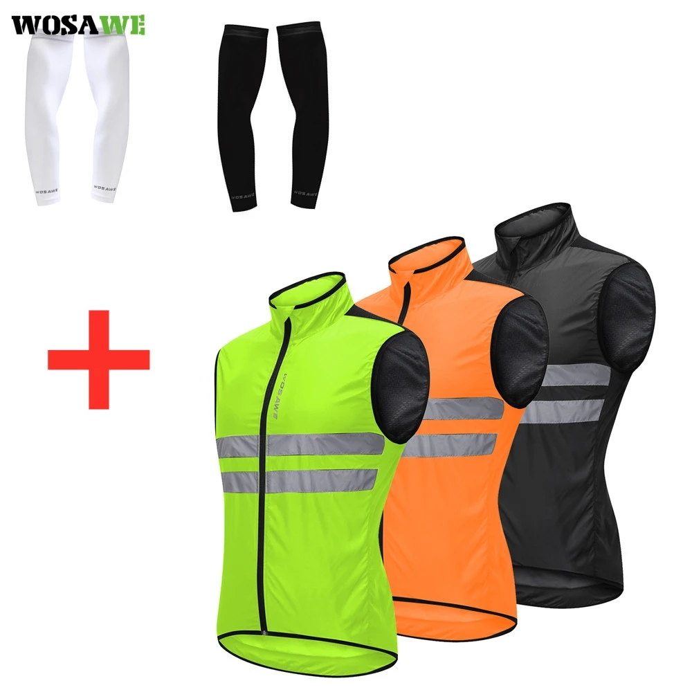 WOSAWE Мужская Женская Солнцезащитная одежда для велоспорта дышащий жилет без