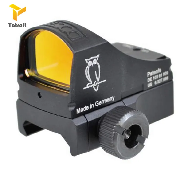 

Totrait CQC Tactical Airsoft Holographic Optics DOCTER Reflex Red Dot Sight Rail Mount Base Hunting Pistol Rifle Scope