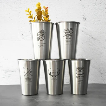 

Hot ins nordic wind stainless steel bathroom cup Toothbrush Holder wash Cup drink water travel mug bathroom accessories