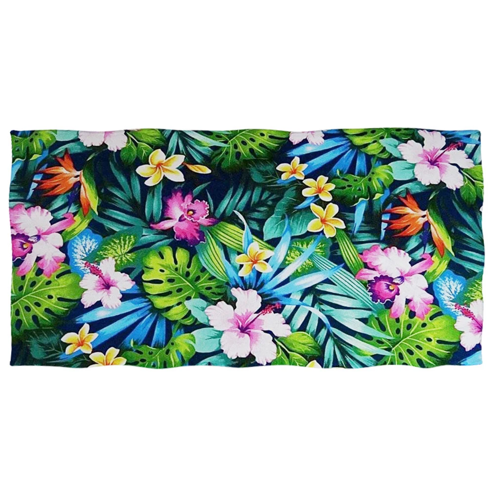 Microfiber Towel Bath Shower Towels Bathroom Hawaii Tropical Hibiscus Flower Printing Travel Blanket Swimming Cover Beach | Дом и сад