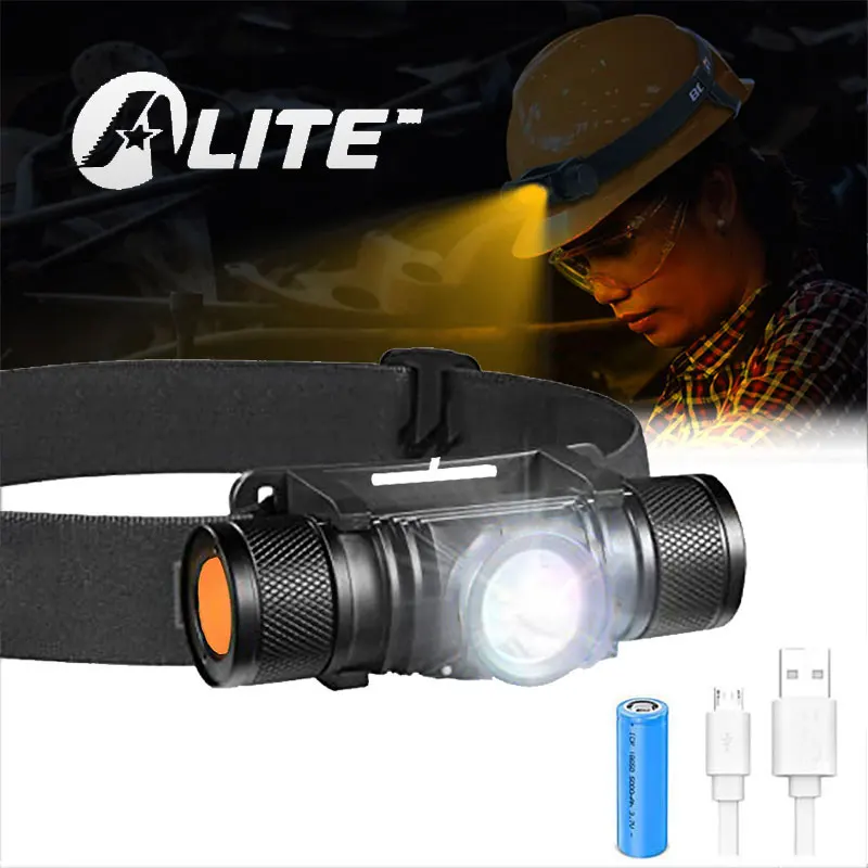 TMWT 1200LM CREE XM-L2 T6 LED Headlamp USB Rechargeable 18650 Flashlight Fishing Head Lamp Camping hunting Portable Headlight