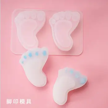 

DIY Crystal Dipping Mould Handmade Display Jewelry Carrot Thermometer Footprint Silicone Mold