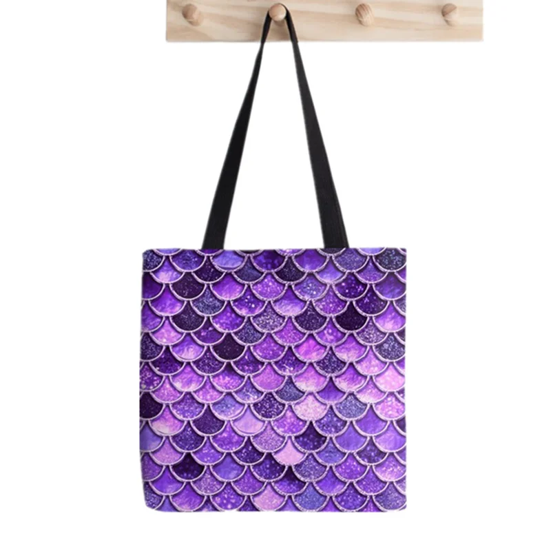 2021 Shopper Vincent Almond Blossoms Print Tote Bag women Harajuku shopper handbag girl Shoulder shopping bag Lady Canvas Bag