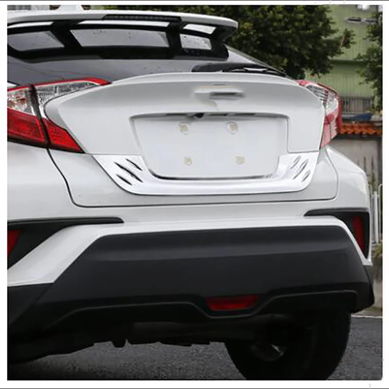 Для Toyota C-HR накладка багажника задняя отделка задняя дверь яркая полоса