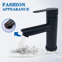 Basin Sink Bathroom Faucet Deck Mounted Hot Cold Water 2