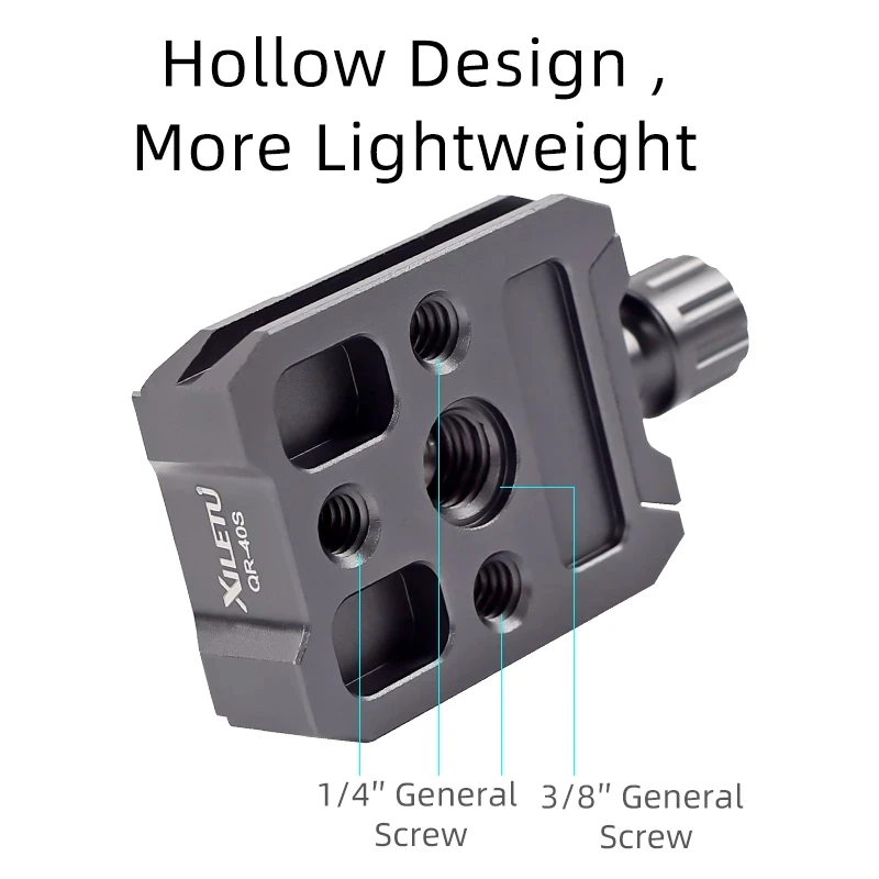 XILETU QR40S ARCA Style Ronin SC Quick Release Clamp for DJI Ronin S / SC and ZHIYUN Crane Series / Weebill S Gimbals 2506 camera clamp