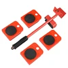 5 Pcs Furniture Moving Transport Roller Set Removal Lifting Moving Tool Set Wheel Bar Mover Device Max Up for 400 KG ► Photo 2/5