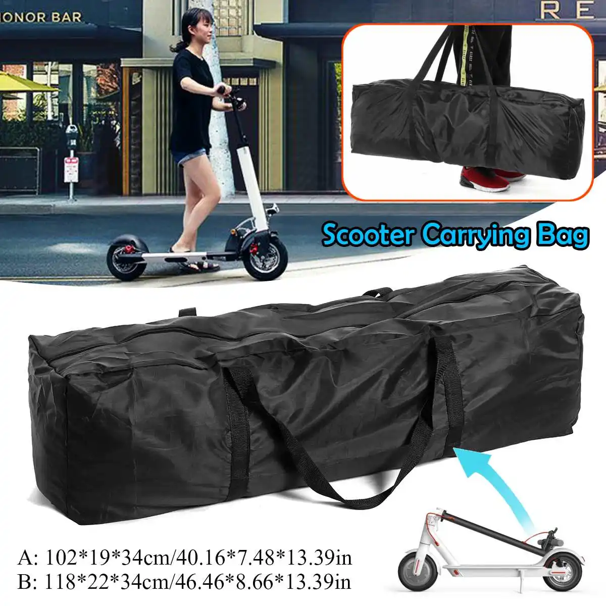Waterproof Carry Handbag Scooter Storage Bag For Xiaomi Mijia M365/m187/Pro Ninebot es1/2/3/4 E-TWOW S2 Electric | Спорт и