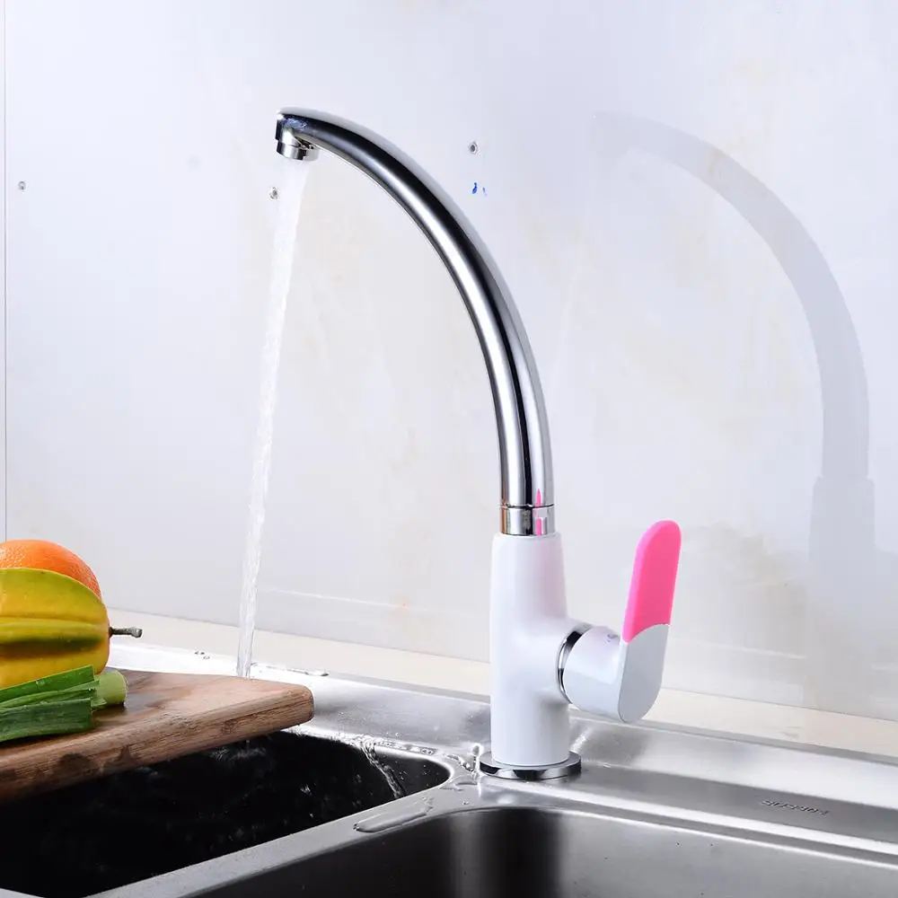 

Copper Single Hole Tap Multifunctional Rotary Type Cold-Hot Mixing Faucet Kitchen Pot Faucet