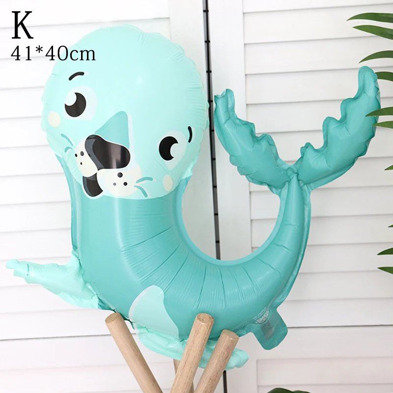 Cartoon Animal foil balloon Animal Cute Fox panda octopus starfish Birthday party Decor Baby Shower Holiday Kids Toys Balloons