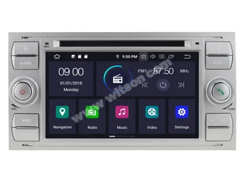 

7" Android 9.0 OS Car DVD Multimedia GPS Radio for Ford Mondeo 2003-2007 & Kuga 2008-2011 & Fiesta 2005-2008 & Fusion 2006-2011
