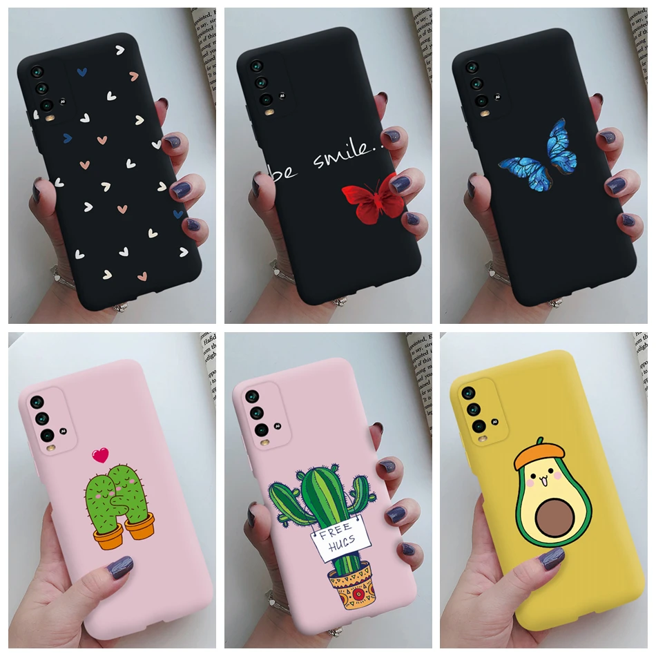 Чехол Love Heart для Xiaomi Redmi 9 T Redmi9T T9 чехол 2021 дюйма мягкий силиконовый телефона С