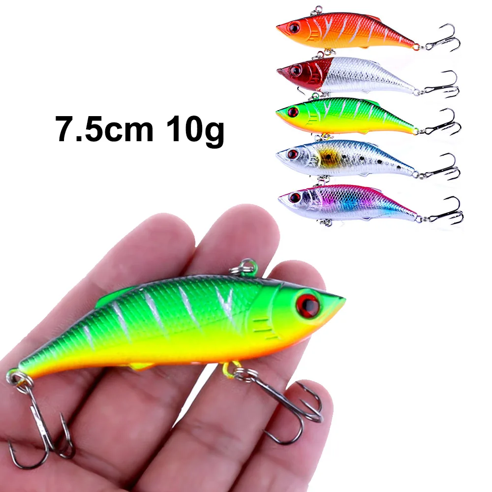 HENGJIA 1 шт. Rattlin блесна жесткая приманка для рыбалки 7 5 см 10 г/6 12 5g/6cm 16 5g