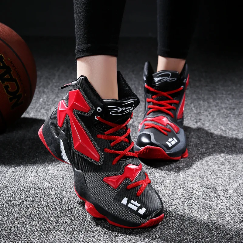 

Basketball Shoe High Help Male Shoe Young Students Run All-match Shoes Leisure Time Motion Lovers Shoe