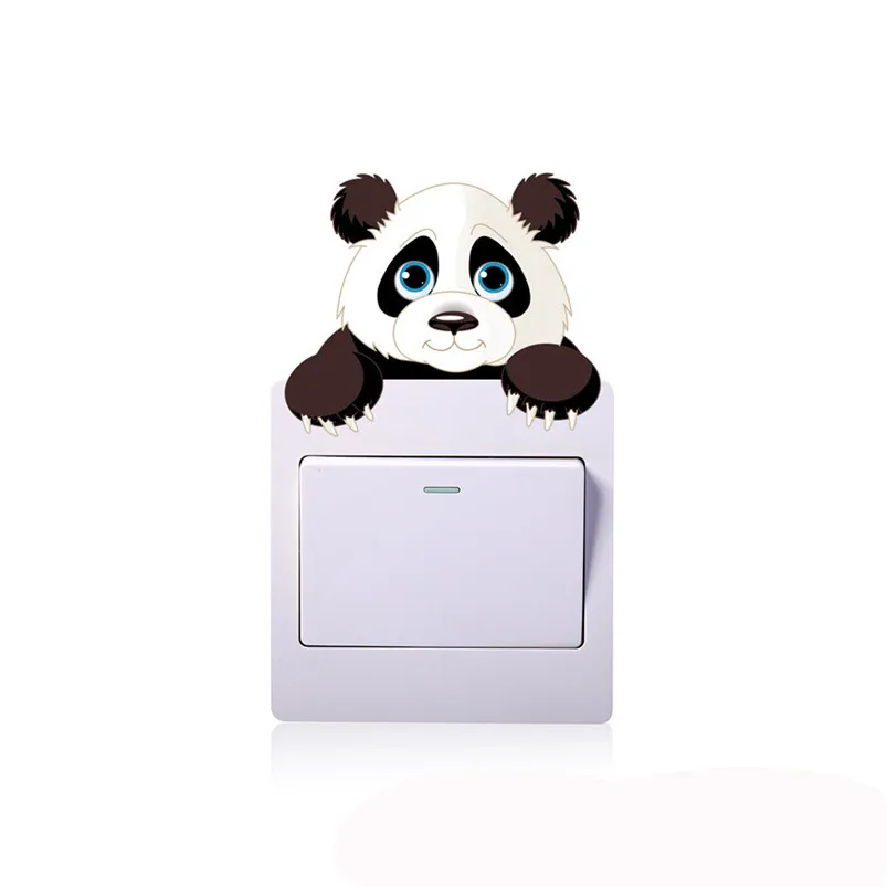 Animals Cat Switch Sticker Light Switch Decor Decals Art Mural Baby Nursery Room Stickers Muraux Pour Enfants Chambres 30SEP502