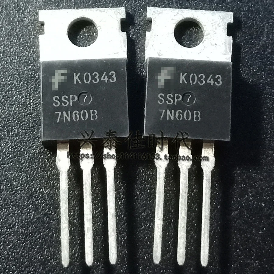 

Оригинальный Новый 5 шт./SSP7N60B SSP7N60 7A600V TO-220