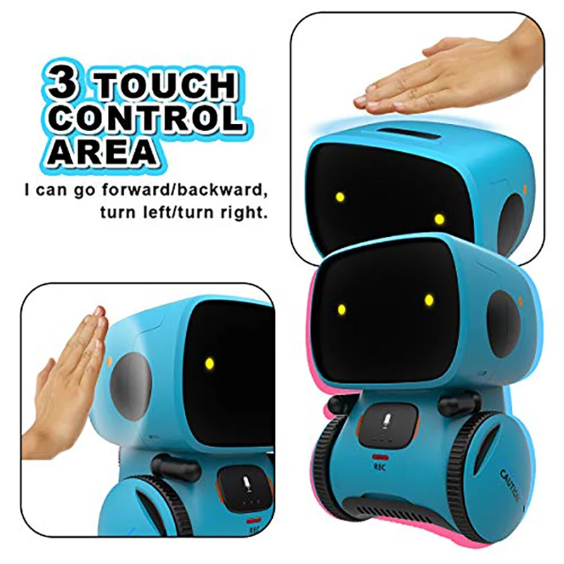 Newest Type Smart Robots Dance Voice Command 3 Languages Versions Touch Control Toys Interactive Robot Toy Gift for Children for robot dance toys,robot toy,remote control robot toy