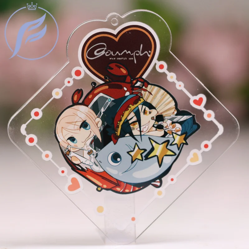 

FANGQINGMAO 7cm Transparent Acrylic Standee/custom Acrylic Anime Stand/acrylic Stand Anime Double Sided Figure Model Play