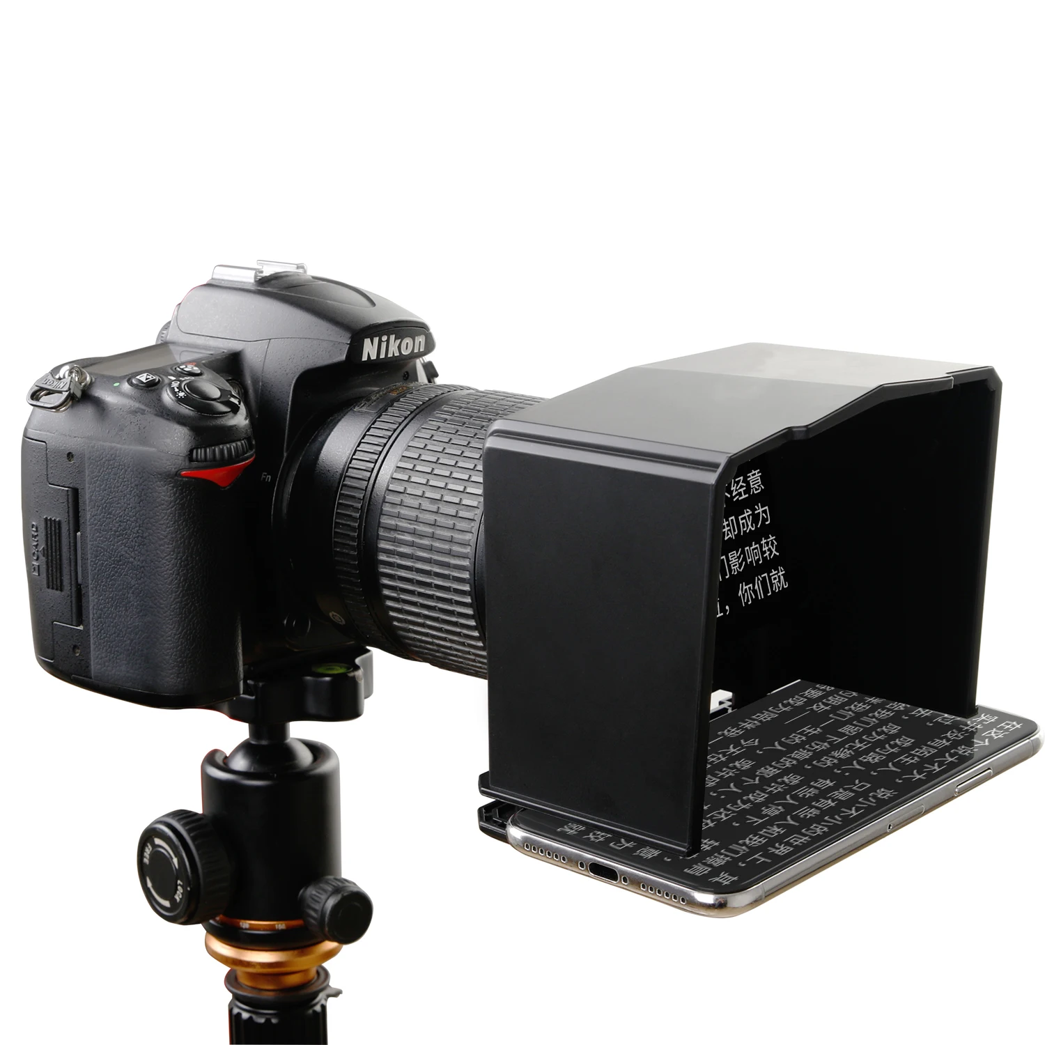 Смартфон Teleprompter для камеры Canon Nikon Sony DSLR фотостудия интервью на Youtube видео Prompter