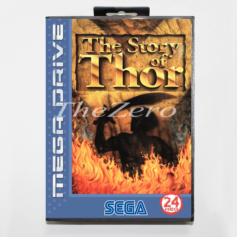 The Story of Thor with Box for 16 bit MD видеоигра Card для Sega Mega Drive/Genesis | Электроника