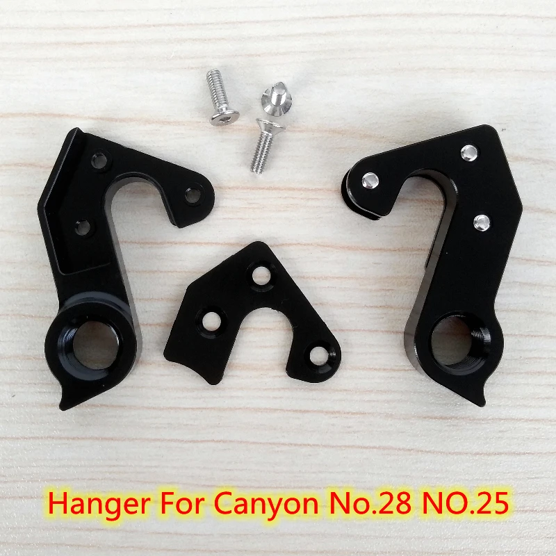 

1set CNC Bicycle rear Derailleur hanger No.28 NO.25 for canyon Aeroad CF SLX canyon Ultimate CF Speedmax SLX frame mech dropout