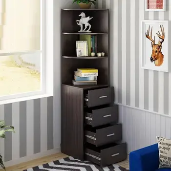 

Chambre Mobile Soggiorno Auxiliar Shabby Vitrina Display Wood Armario Mueble De Sala Meuble Salon Living Room Corner Cabinet