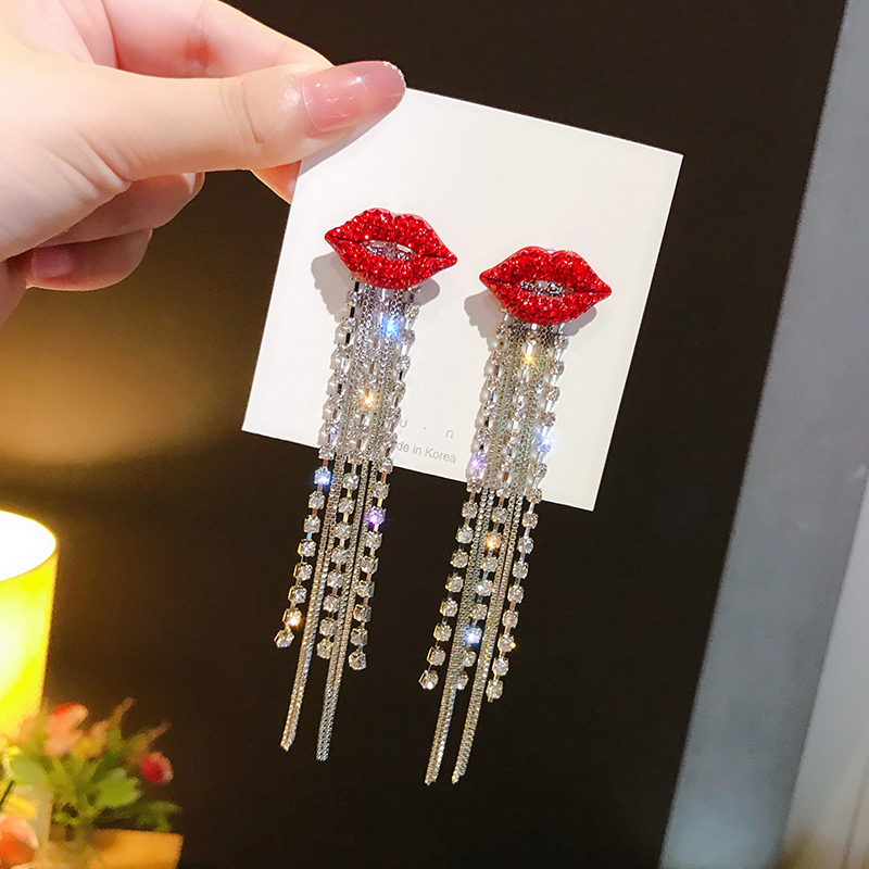 Red Lips Earrings