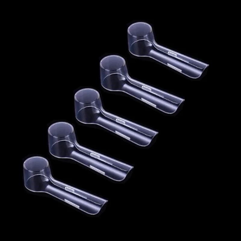 Recambio de cabezal de cepillo de dientes eléctrico, cubierta protectora para Oral B, cubiertas protectoras higiénicas, para mantener la limpieza, 5 unids/lote